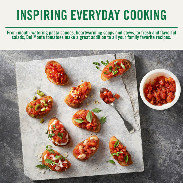 Del Monte Diced Tomatoes with the Flavors of Basil, Garlic & Oregano