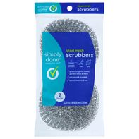 Simply Done Scrubbers, Steel Mesh, 2 Pack️ DestGlow