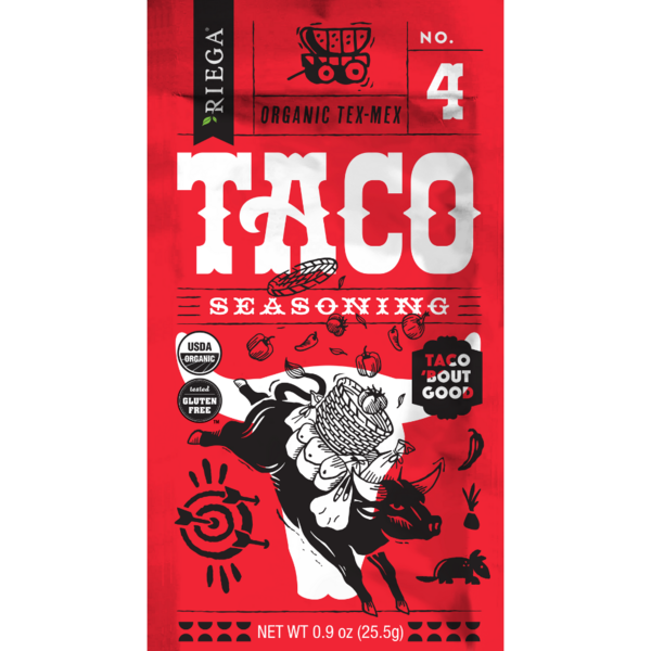 Riega Taco Seasoning, Organic, No. 4