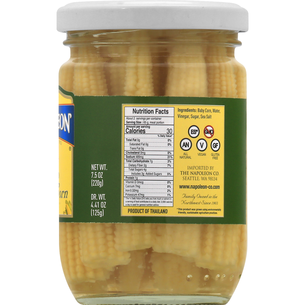 Napoleon Co. Baby Corn, Pickled