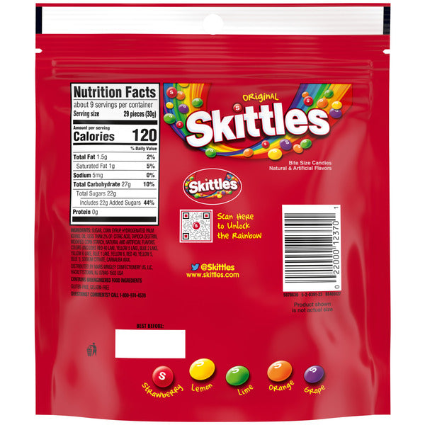 Skittles Original Chewy Candy Grab N Go