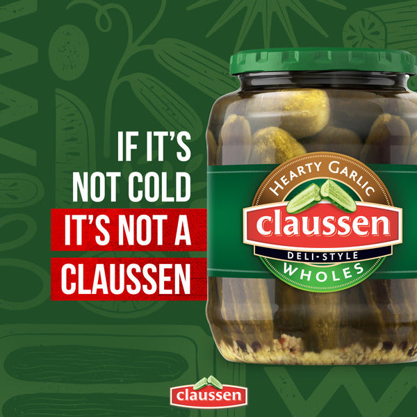 Claussen Hearty Garlic Deli-Style Pickle Wholes