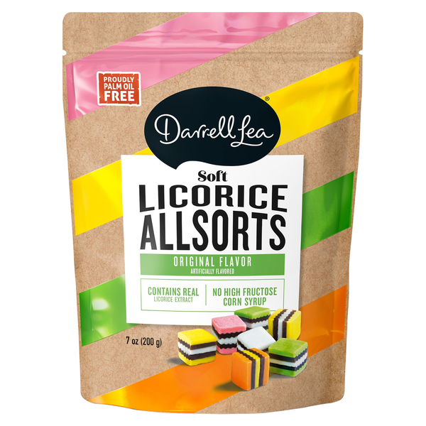 Darrell Lea Licorice Allsorts, Original Flavor, Soft