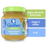 Gerber Stage 2 Baby Food Organic Apple Spinach Wit...
️
