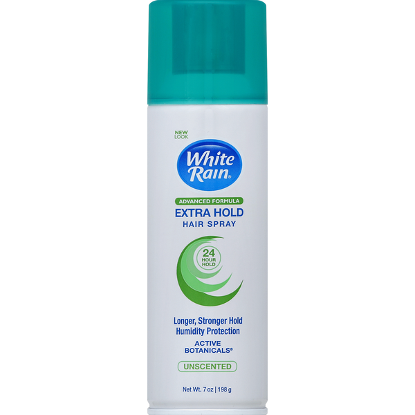 White Rain Hair Spray, Extra Hold, Unscented
