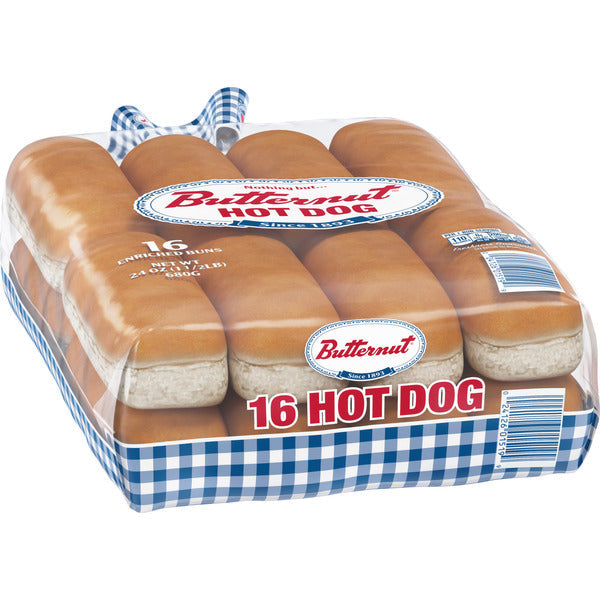 Butternut White Hot Dog Buns
