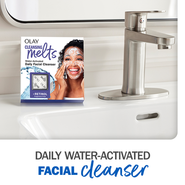 Olay Cleansing Melts + Retinol Face Cleanser