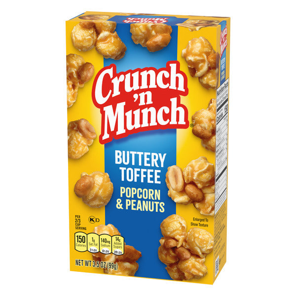 Crunch ‘n Munch Buttery Toffee Popcorn with Peanuts