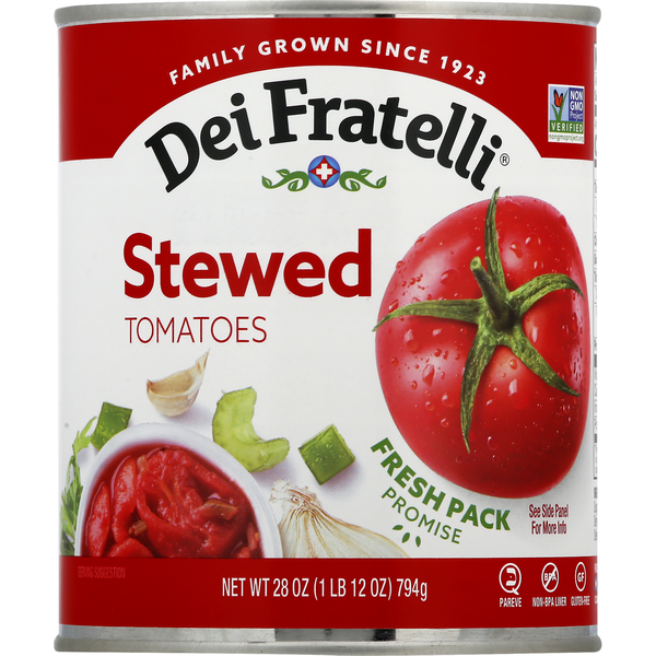 Dei Fratelli Tomatoes, Stewed