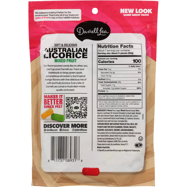 Darrell Lea Australian Mixed Fruit Licorice