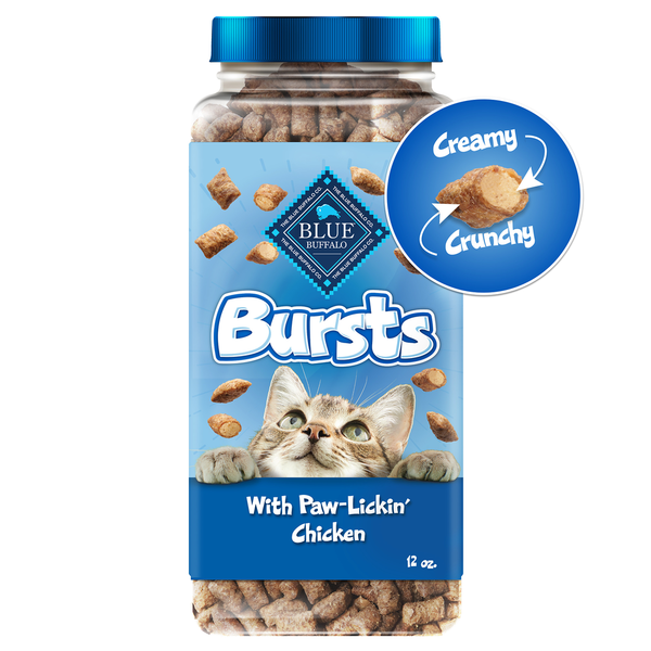 Blue Buffalo Bursts Crunchy Cat Treats, Chicken