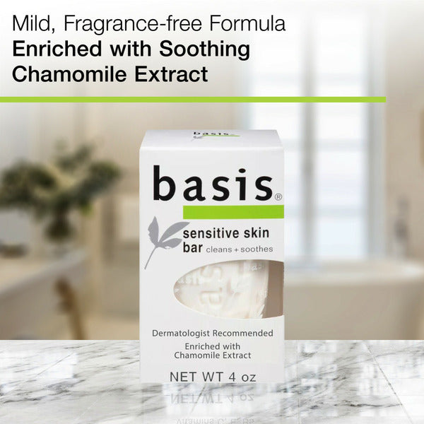 Basis Sensitive Skin Bar Soap Box