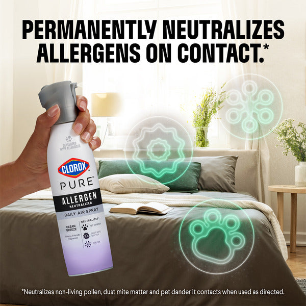 Clorox PURE Allergen Neutralizer Daily Air Spray, Nighttime Calm