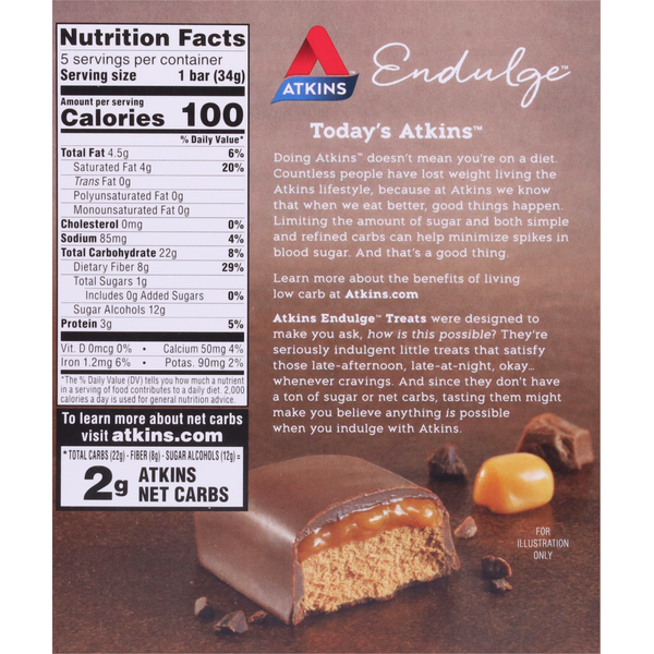 Atkins Endulge Chocolate Caramel Mousse Bar