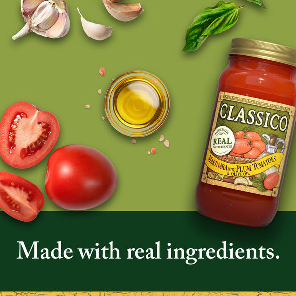 Classico Marinara Spaghetti Pasta Sauce with Plum Tomato & Olive Oil