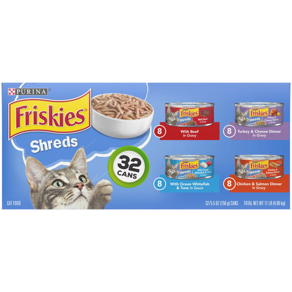 Purina Friskies Gravy Wet Cat Food , Savory Shreds