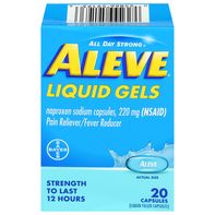 Aleve Pain Reliver/Fever Reducer, Liquid Gels, Cap...
️