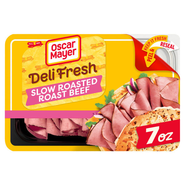 Oscar Mayer Deli Fresh Slow Roasted Roast Beef Sliced Sandwich Lunch Meat