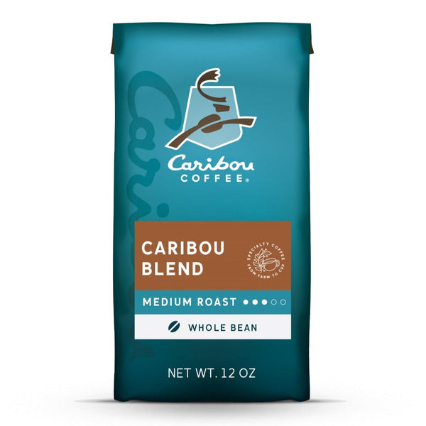 Caribou Coffee Caribou Blend, Medium Roast Whole Bean Coffee, Bag