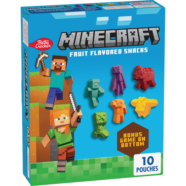Betty Crocker Minecraft Fruit Flavored Kids Snacks