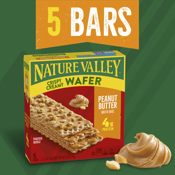 Nature Valley Peanut Butter Crispy Creamy Wafer Bars