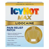 Icy Hot Pain Relief Patch, Lidocaine️