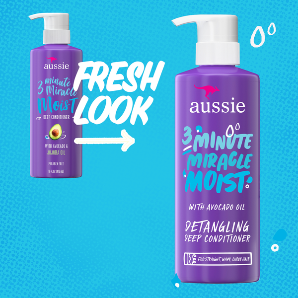 Aussie 3 Minute Miracle Moist Detangling Deep Conditioner