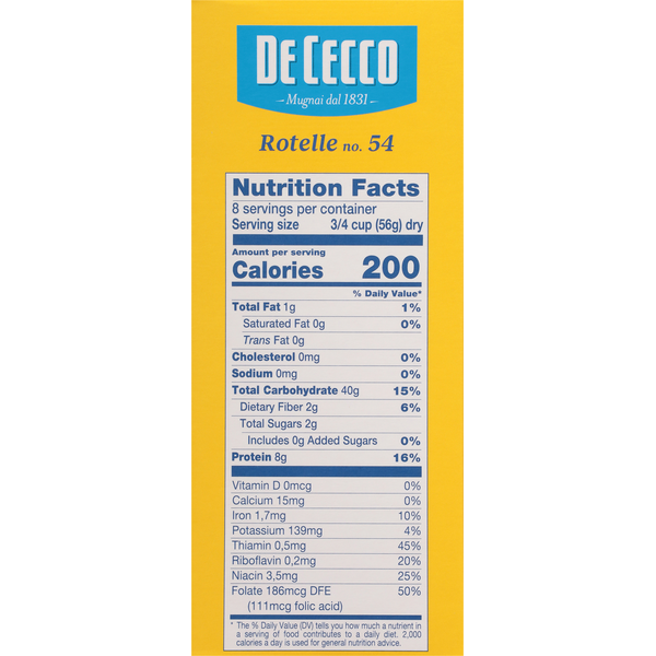 De Cecco Rotelle, No. 54