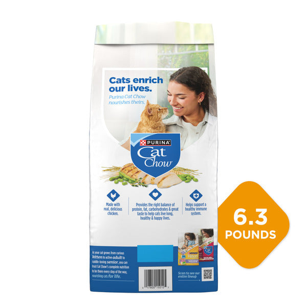 Purina Cat Chow Complete High Protein Dry Cat Food With Real Chicken
