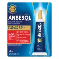 Anbesol Maximum Strength Gel, Instant Oral Pain Re...
️