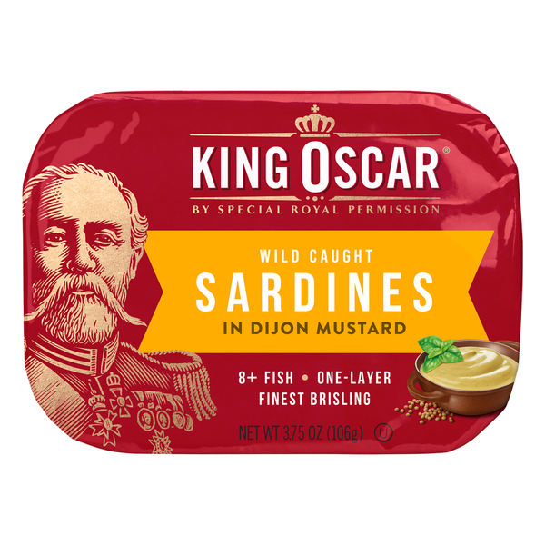 King Oscar Wild Caught Sardines in Dijon Mustard