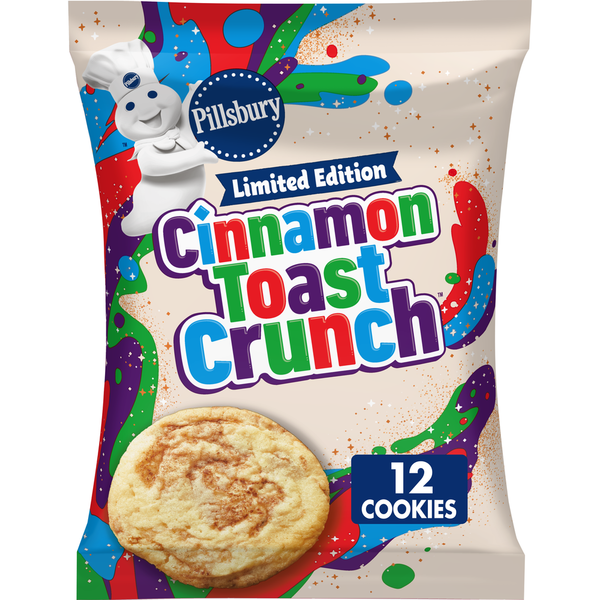 Pillsbury Ready to Bake! Cinnamon Toast Crunch Cinnamon Flavored Cookie Dough