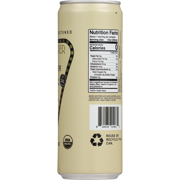 Explorer Black & Unsweetened Half-Caf The Seeker Cold Brew