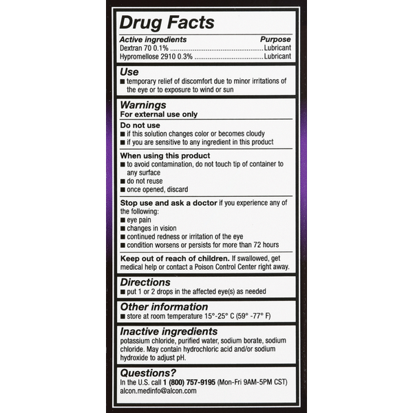 GENTEAL Tears Eye Drops, Lubricant, Liquid Drops