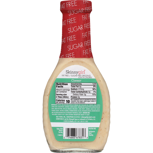 Skinnygirl Fat-free, Sugar-free Caesar Dressing, Kosher