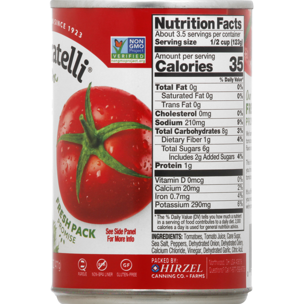 Dei Fratelli Tomatoes, Onion, Celery + Peppers, Petite Diced