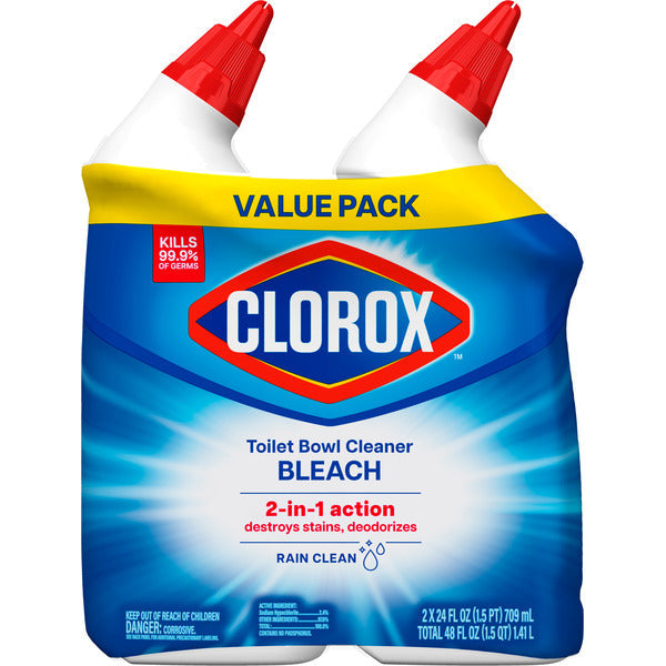 Clorox Toilet Bowl Cleaner, Rain Clean
