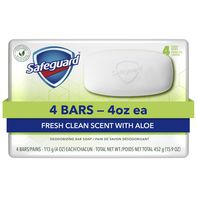 Safeguard Bar Soap Fresh Clean Scent with Aloe️ DestGlow