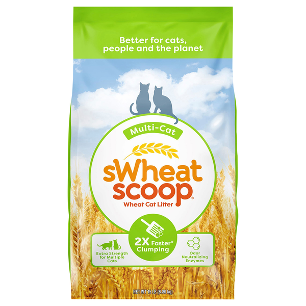 sWheat Scoop Multi-Cat Wheat Cat Litter
