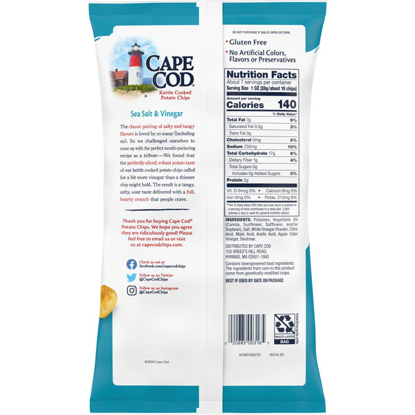 Cape Cod Sea Salt & Vinegar Chips