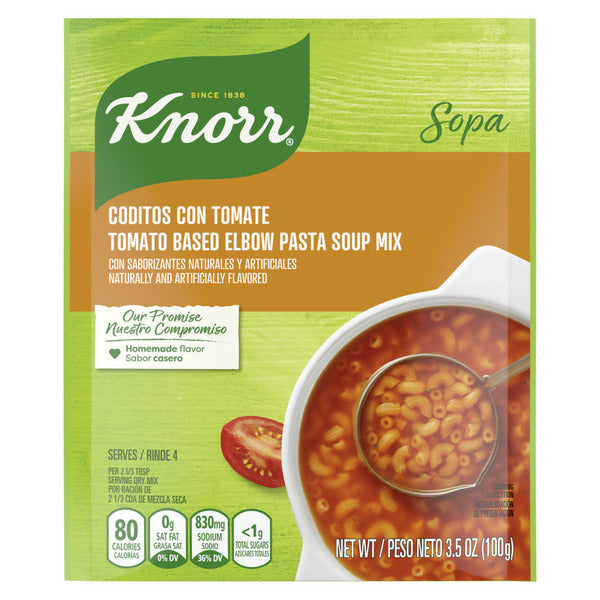 Knorr Sopa/Pasta Soup Mix Tomato Based Elbow Pasta