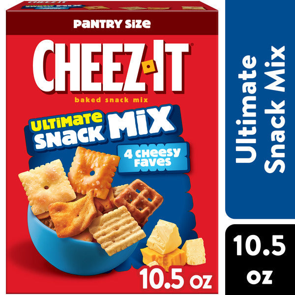 Cheez-It Ultimate Snack Mix Original Baked Snack Mix, Salty Snacks, Pantry Size, 10.5 oz