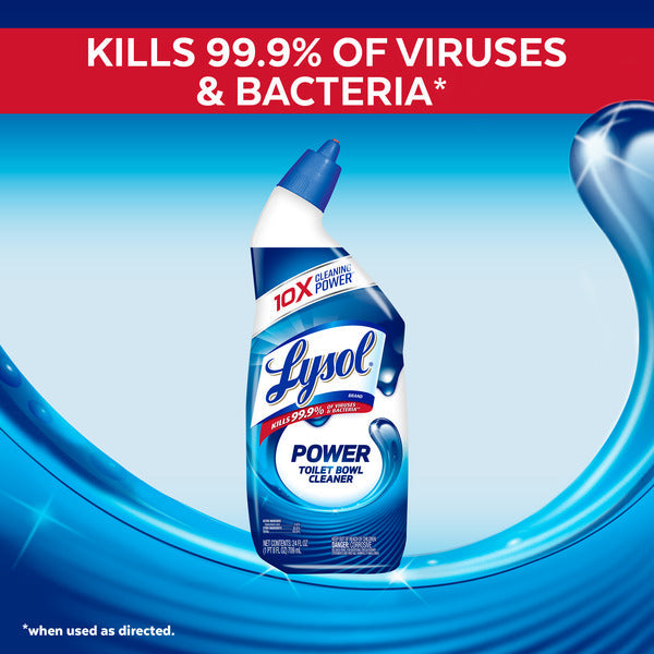 Lysol Toilet Bowl Cleaner Gel, For Cleaning and Disinfecting, Stain Removal