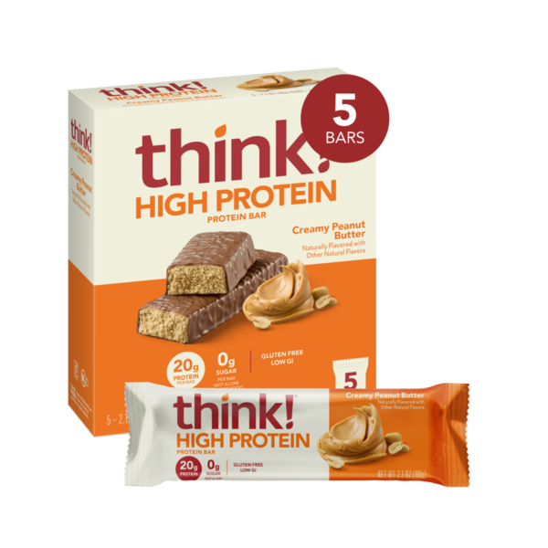 think! Creamy Peanut Butter Protein Bar