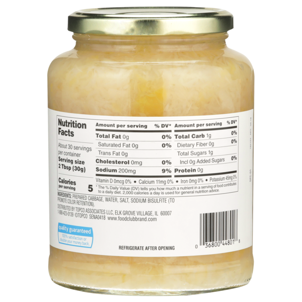 Food Club Sauerkraut