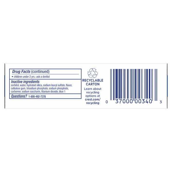 Crest Cavity Protection Regular Toothpaste