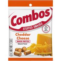 COMBOS Stuffed Snacks Cheddar Cheese Baked Pretzel...
️
