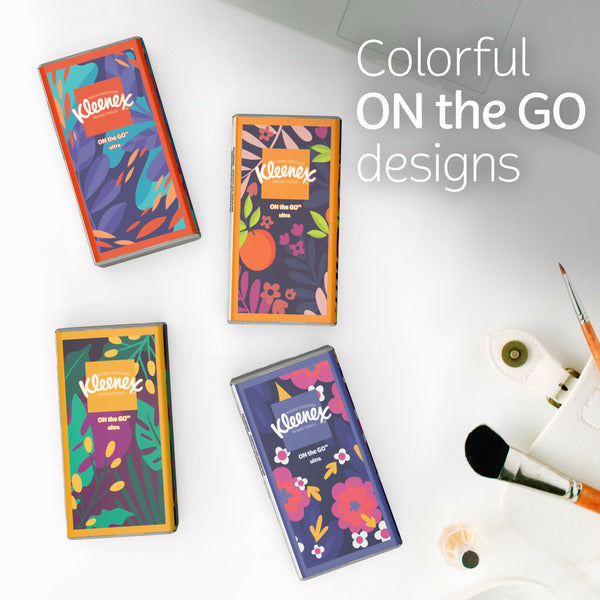 Kleenex On-the-Go Facial Tissues 3 Ply