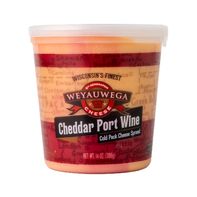 Weyauwega Cheese Cheddar Port Wine Cheese Spread️ DestGlow