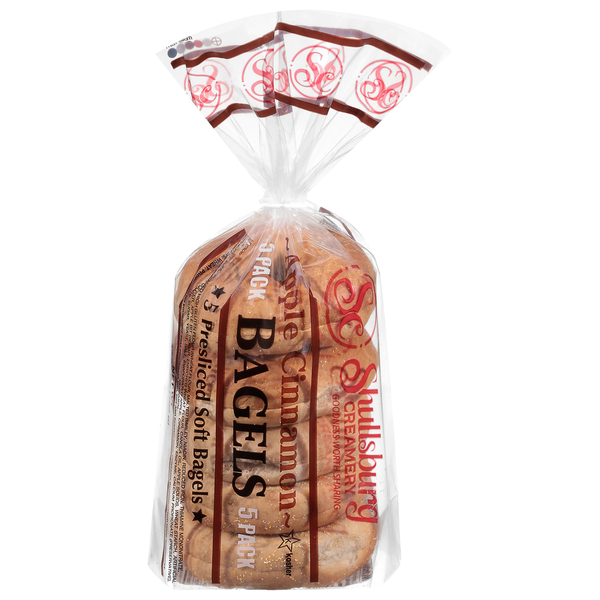 Shullsburg Creamery Presliced Apple Cinnamon Bagels